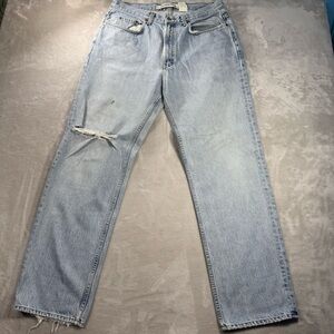 Vintage Gap Relaxed Fit Distressed Jeans Men's Sz 34x32 Blue Denim Y2K